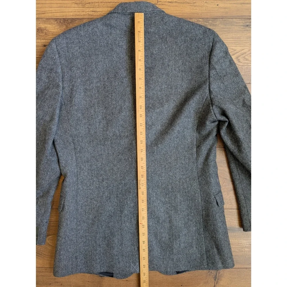 NWT Brooks Brothers 346 Fitzgerald Fit Grey Herringbone Wool Sport Coat 39R